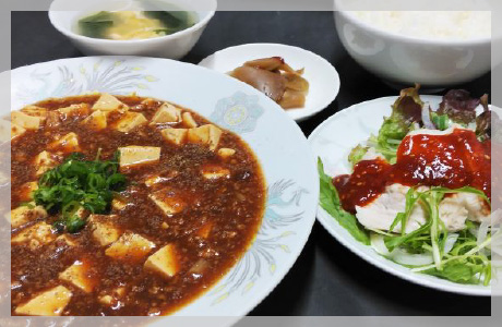 四川風麻婆豆腐とよだれ鶏セット